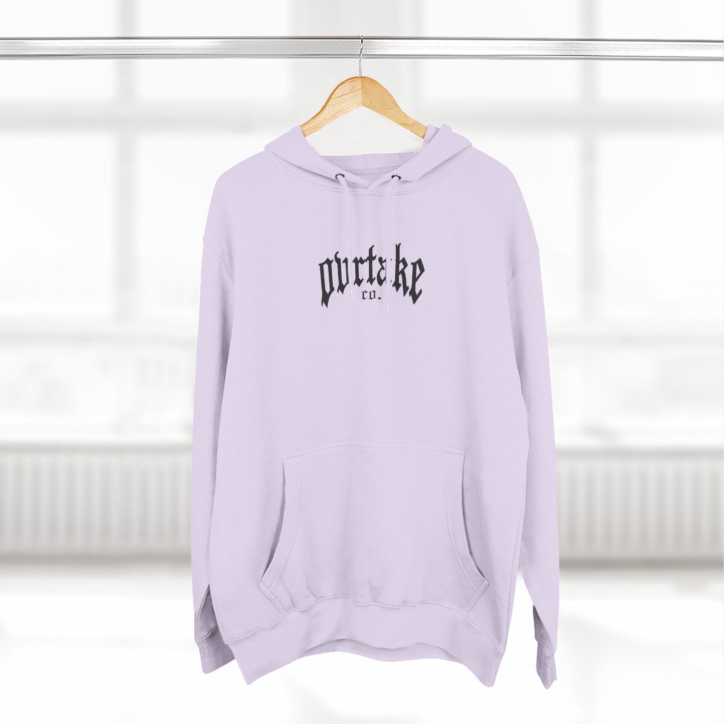Three-Panel Fleece Hoodie — "Fuel the World" Motivational Hoodie