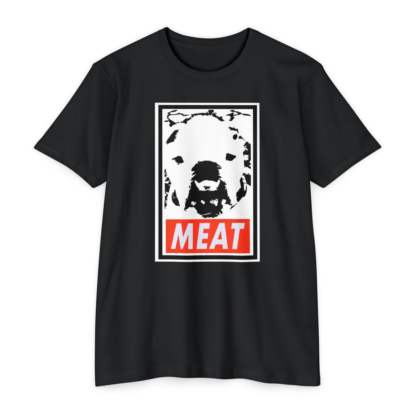 Obey Meats Unisex CVC Jersey T-shirt