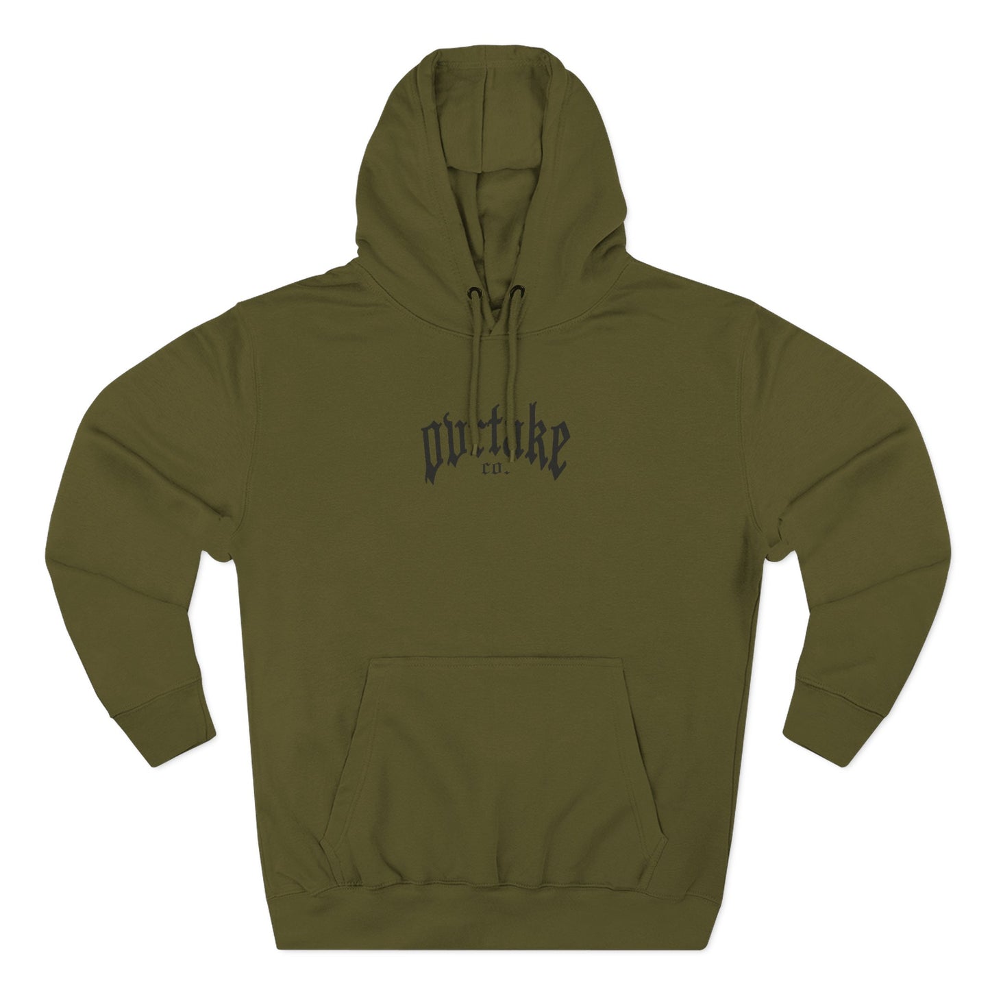 Three-Panel Fleece Hoodie — "Fuel the World" Motivational Hoodie