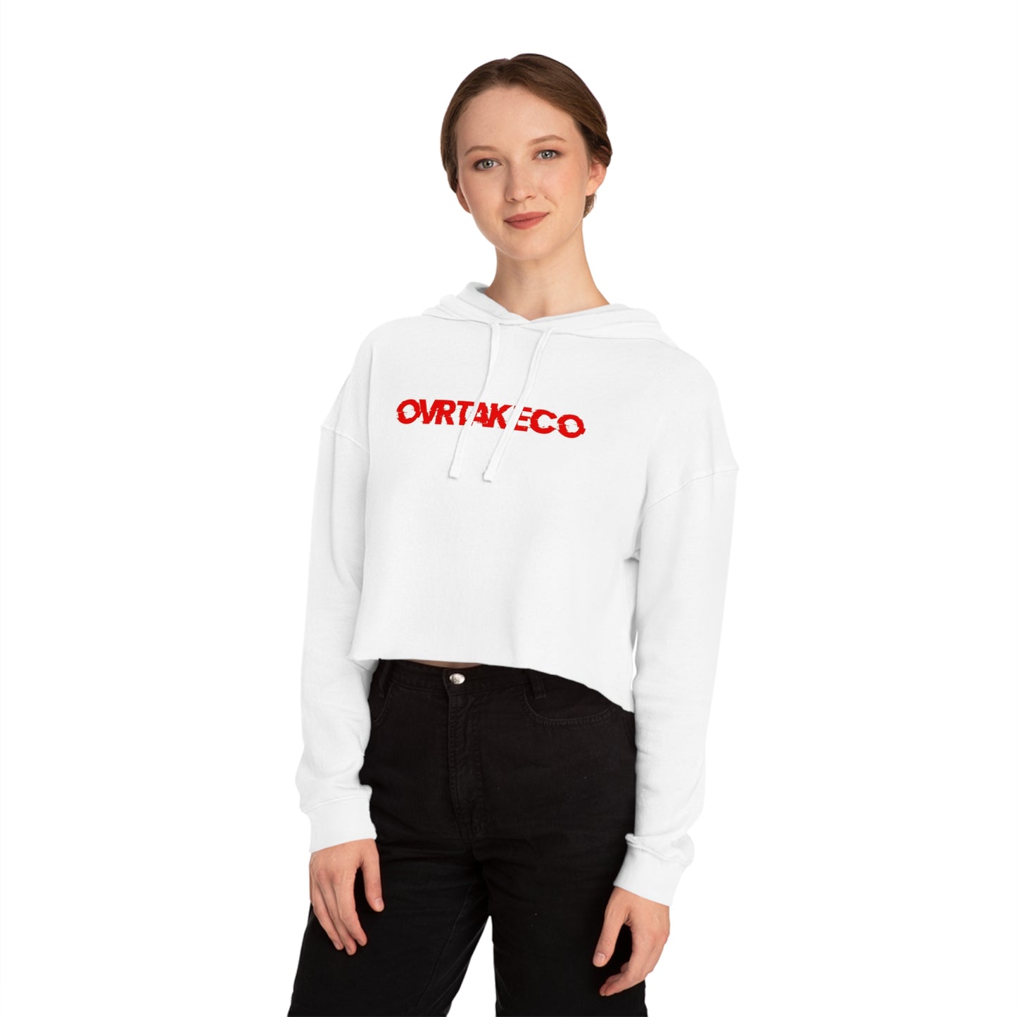 Static Women’s Cropped Hooded Sweatshirt