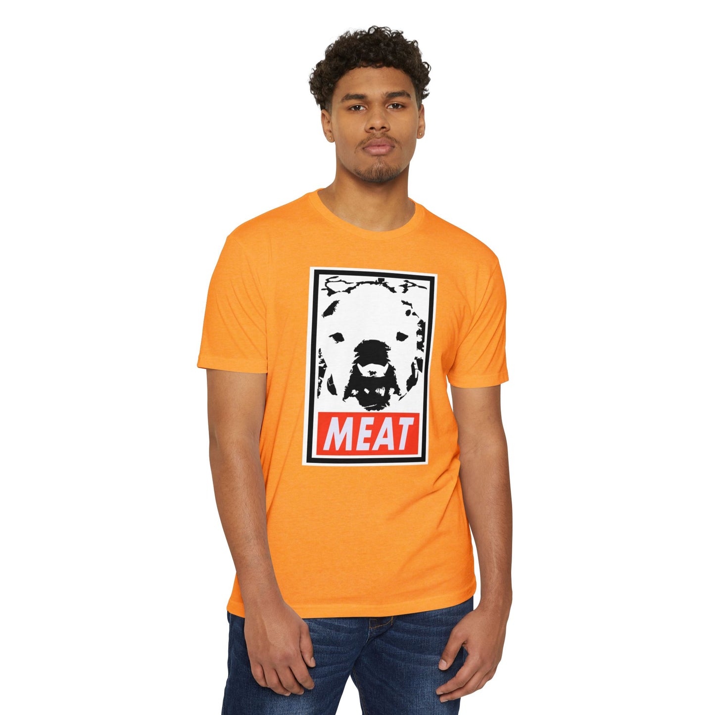 Obey Meats Unisex CVC Jersey T-shirt