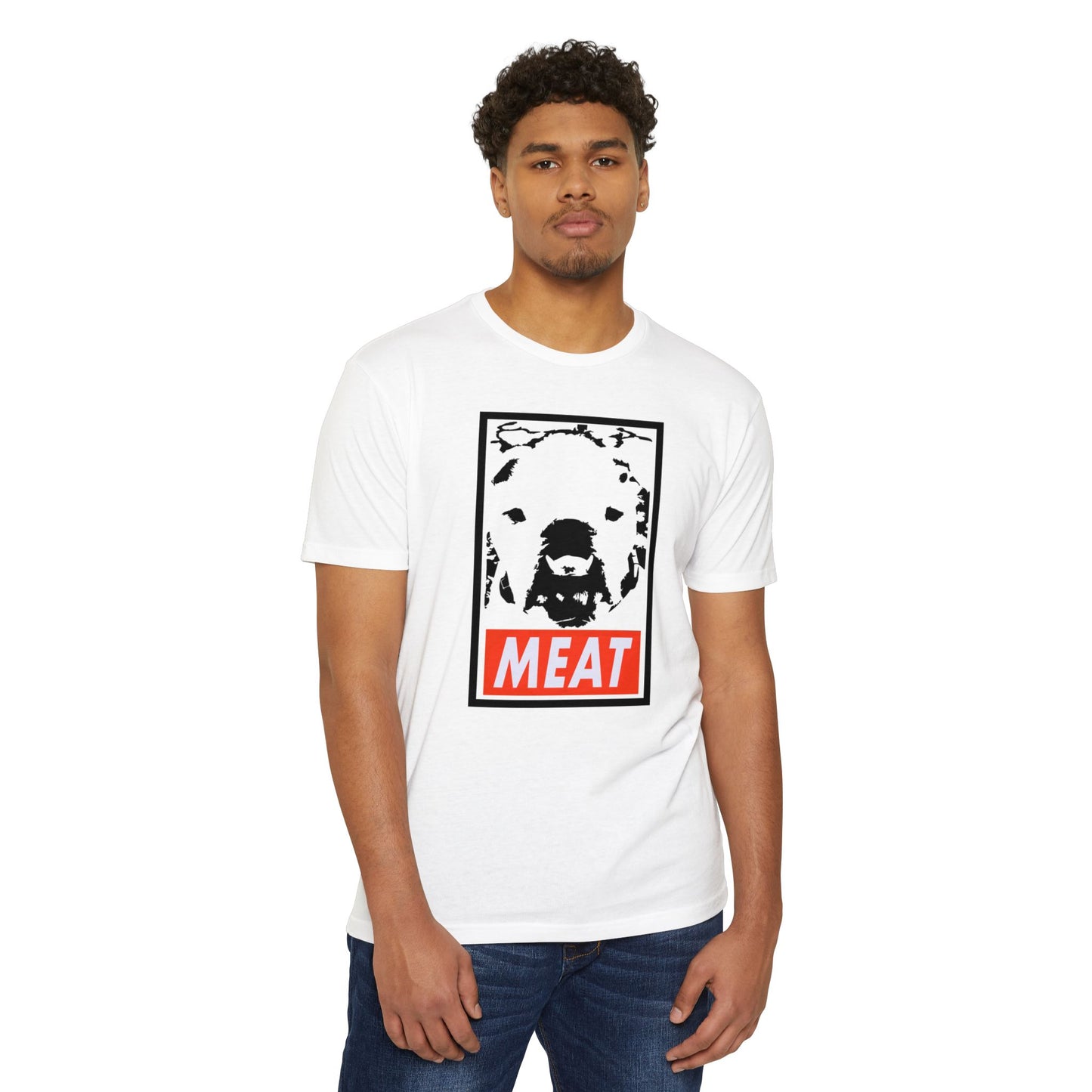 Obey Meats Unisex CVC Jersey T-shirt