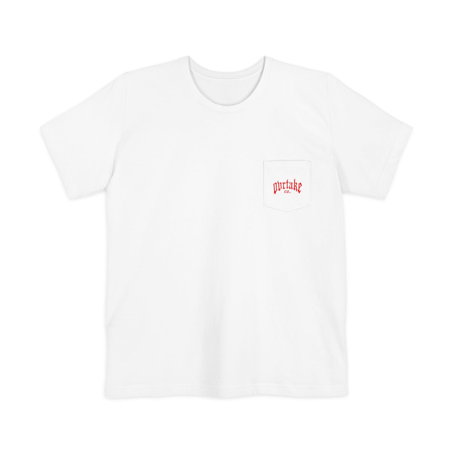 Phoenix Fire Pocket T — Back Graphic & Chest Script