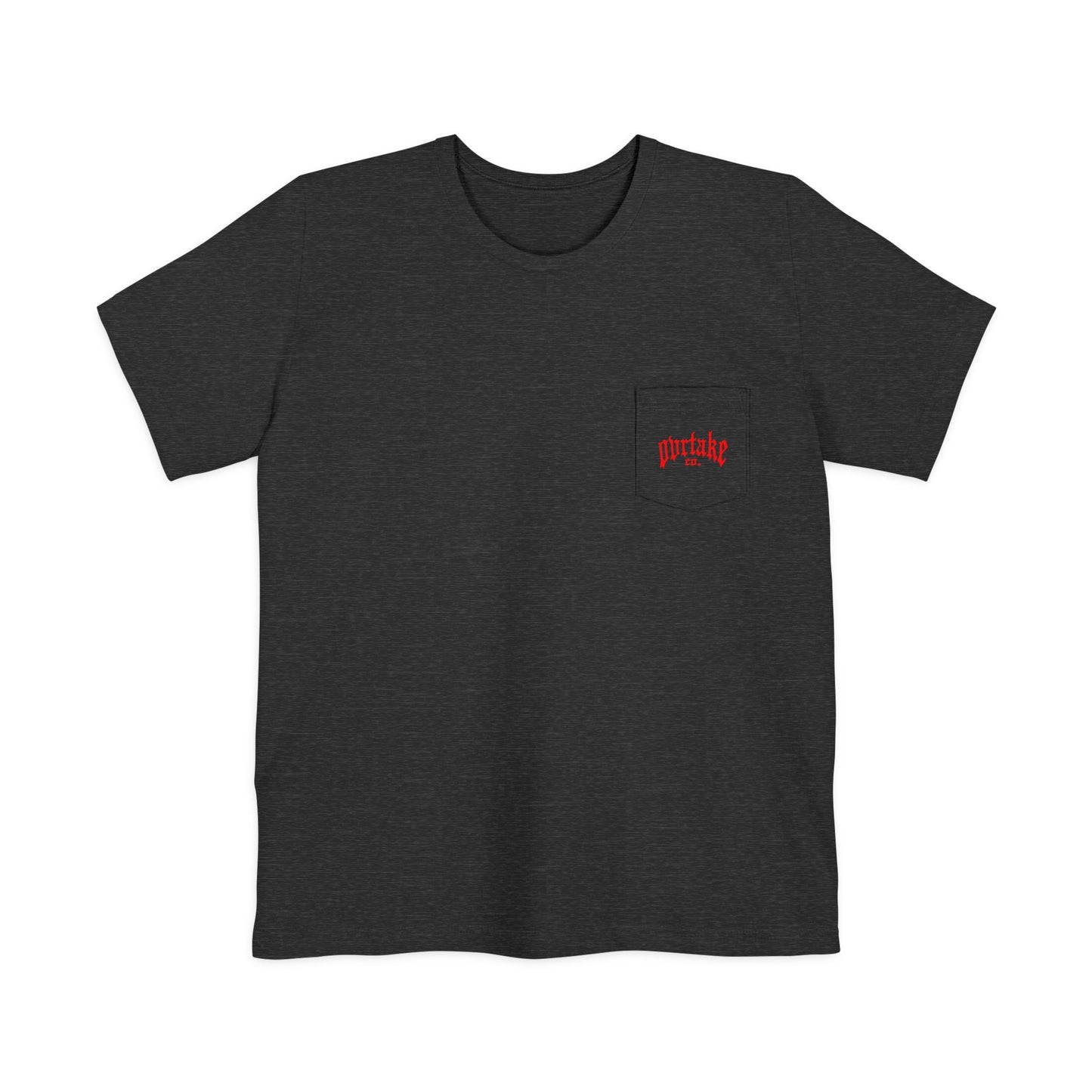Phoenix Fire Pocket T — Back Graphic & Chest Script