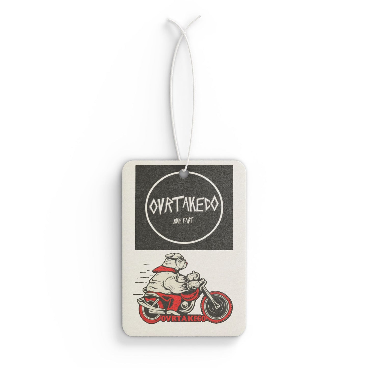 Copy of Meaty Car Air Freshener — Retro Bear 'MEAT' Graphic Scent Tag