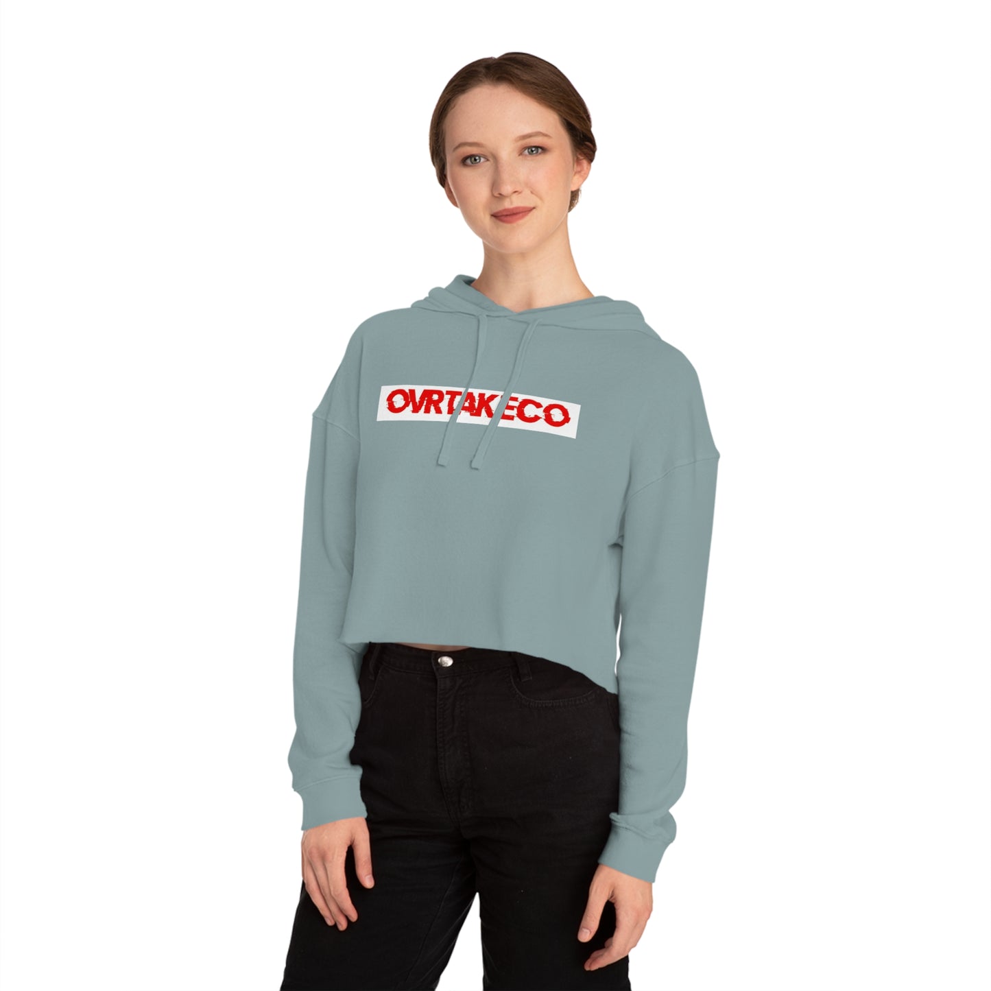 Static Women’s Cropped Hooded Sweatshirt