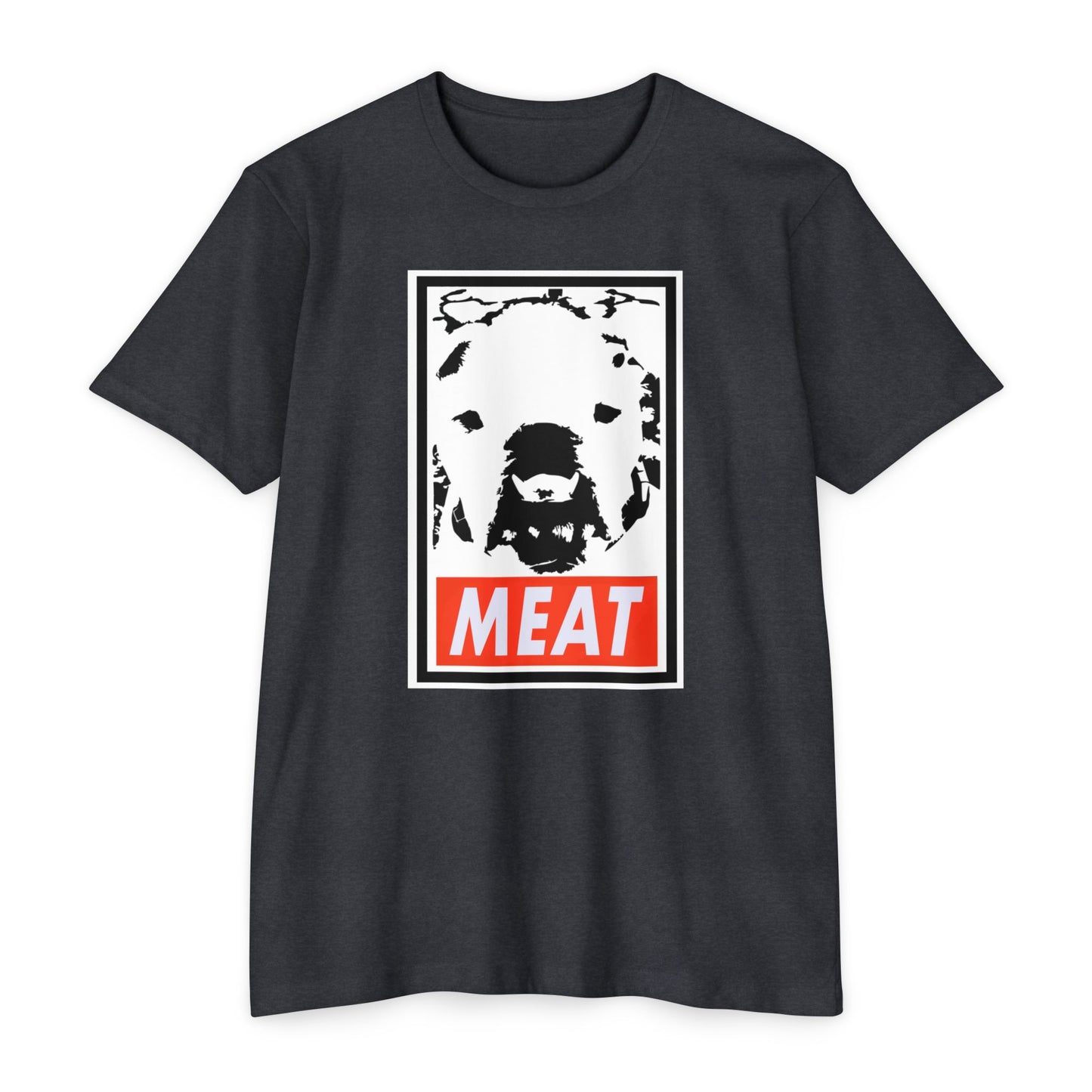 Obey Meats Unisex CVC Jersey T-shirt