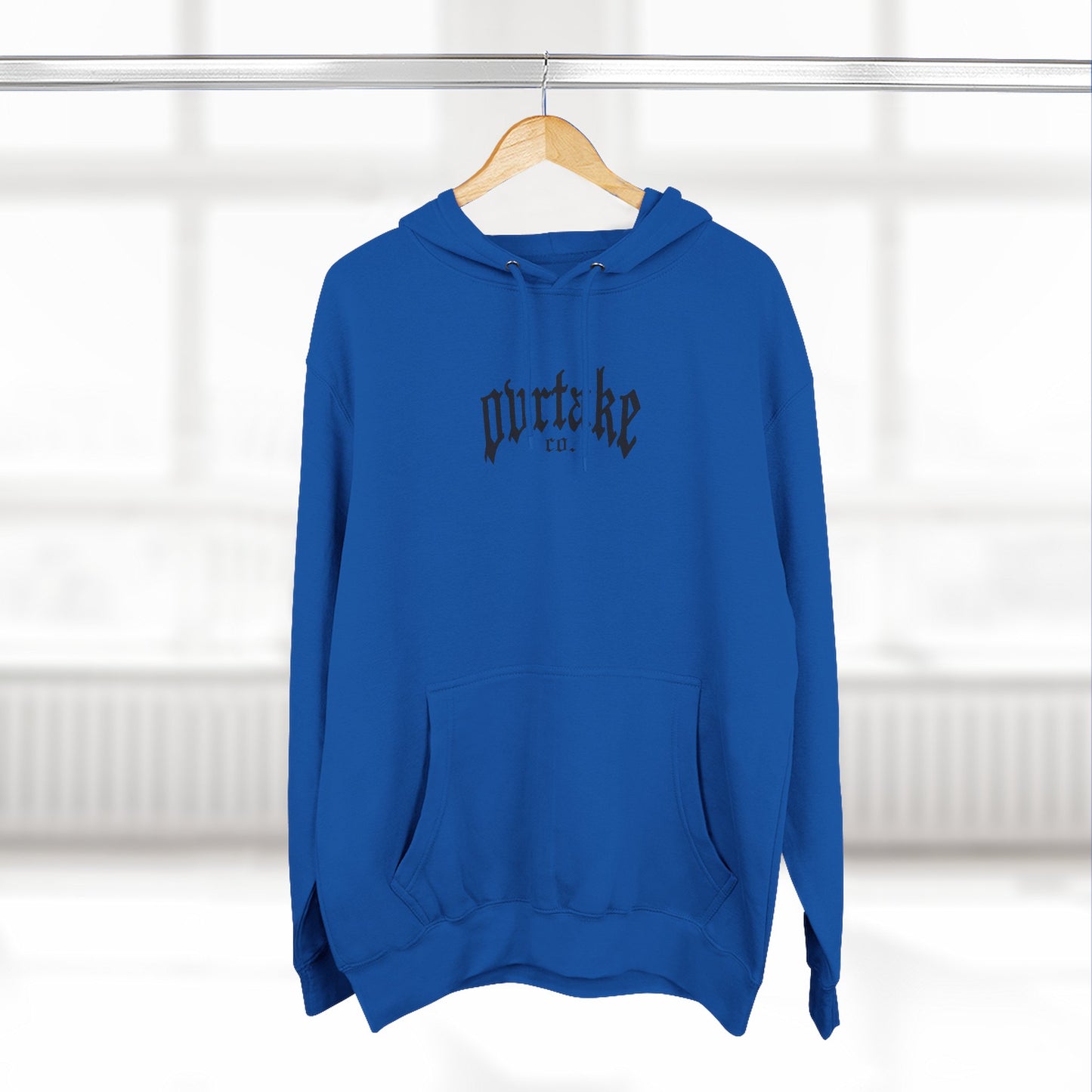 Three-Panel Fleece Hoodie — "Fuel the World" Motivational Hoodie