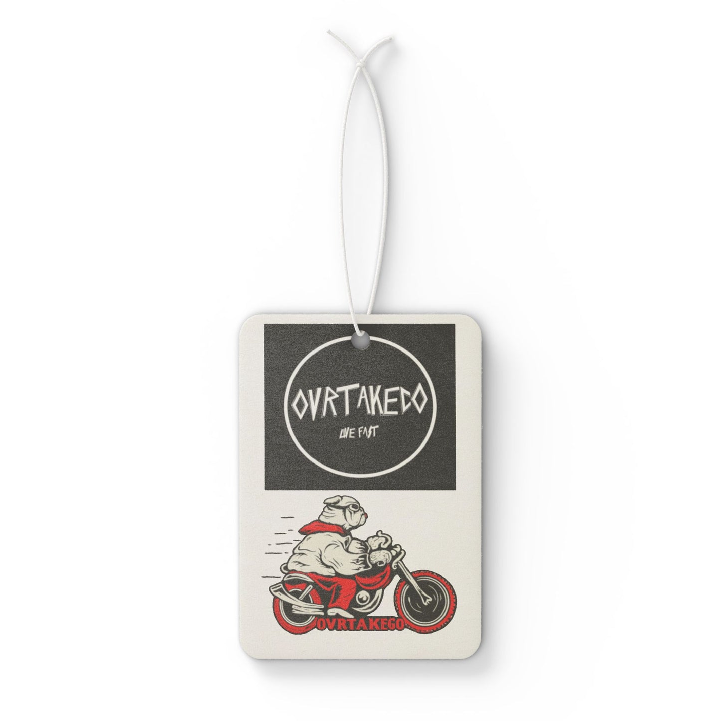 Copy of Meaty Car Air Freshener — Retro Bear 'MEAT' Graphic Scent Tag