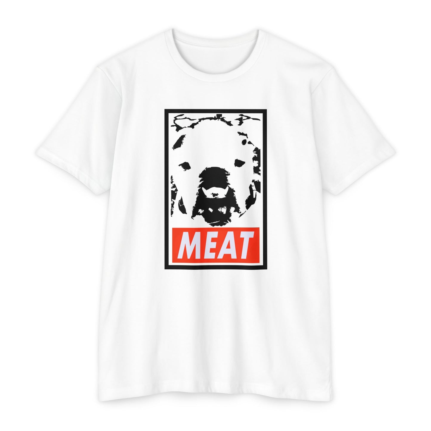 Obey Meats Unisex CVC Jersey T-shirt