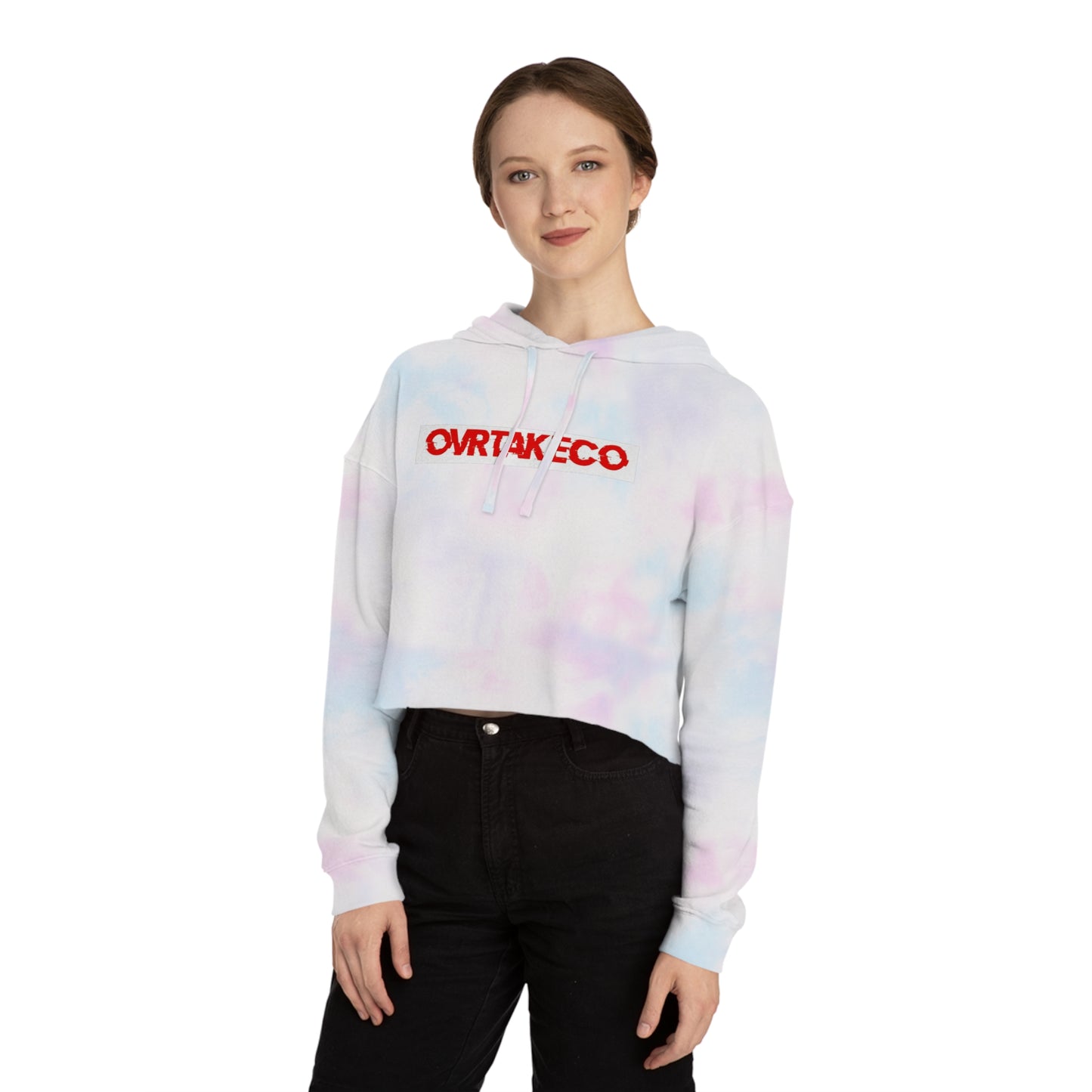 Static Women’s Cropped Hooded Sweatshirt